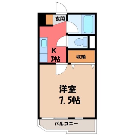 サンガーデン江曽島の物件間取画像